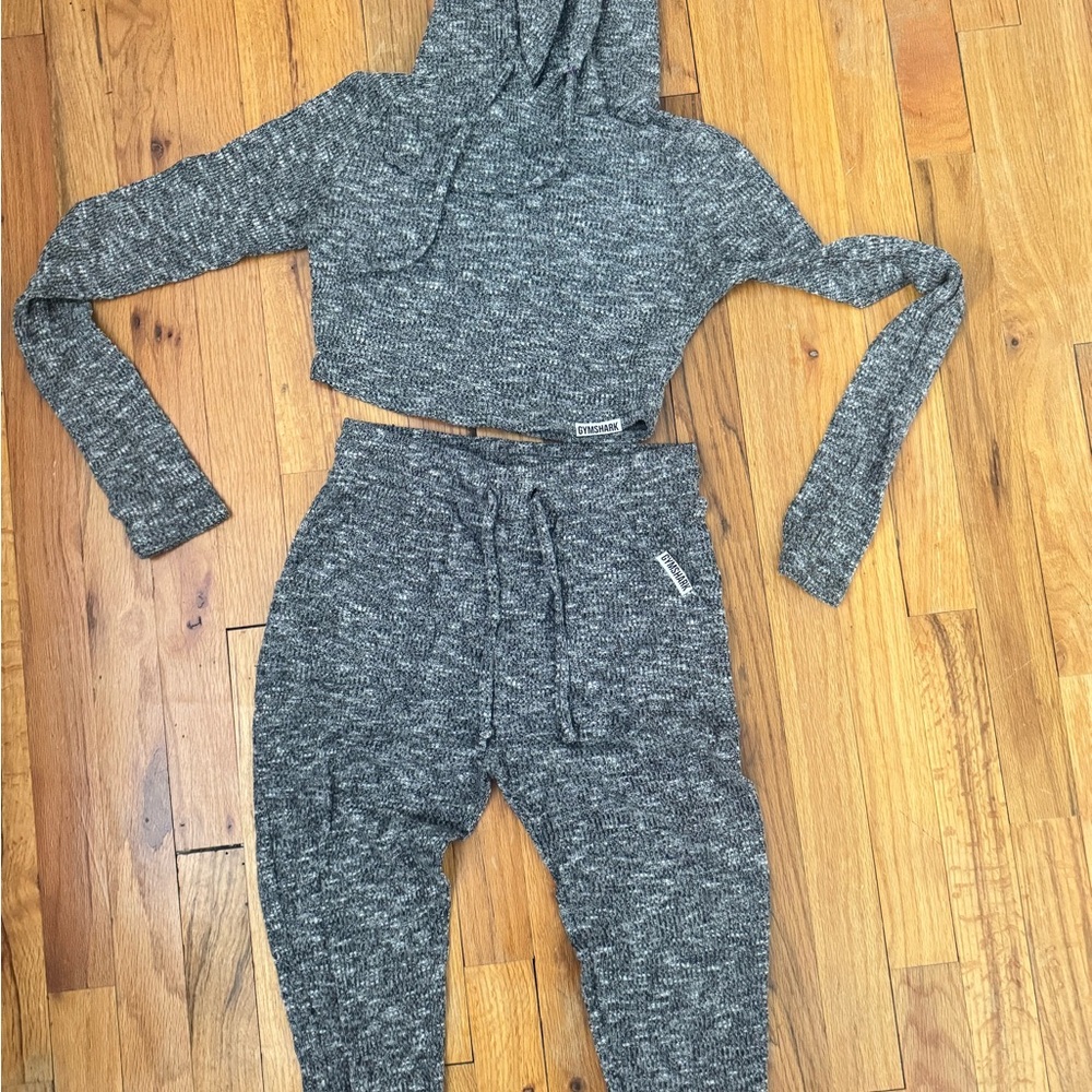 Gymshark Charcoal Knit Set